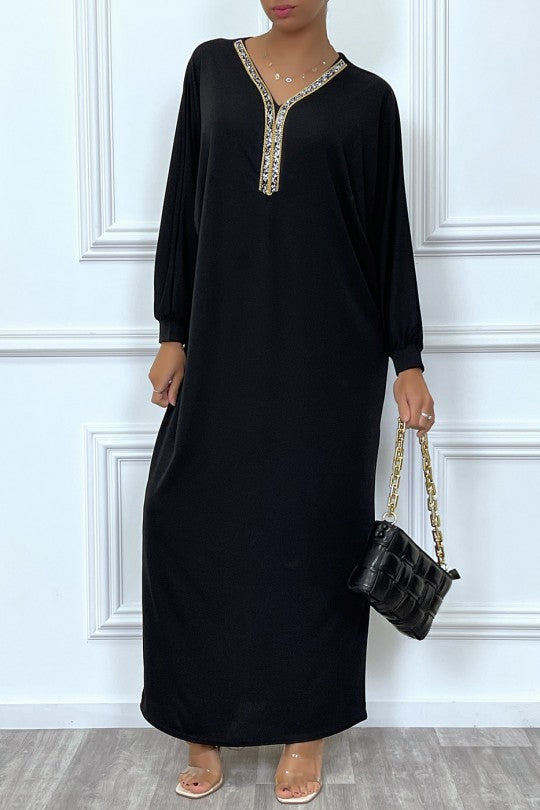 Abaya longue manche