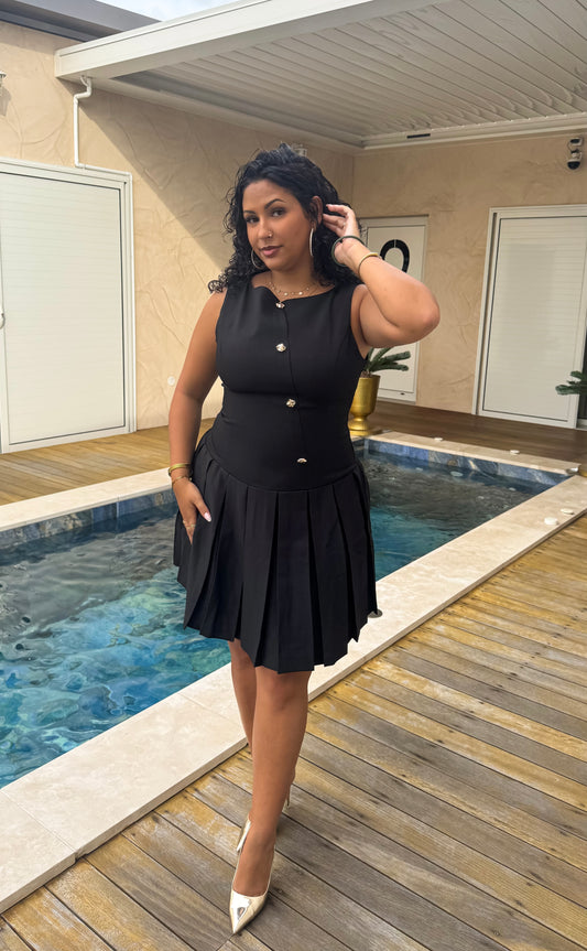 Robe Courte Noir - Emmy