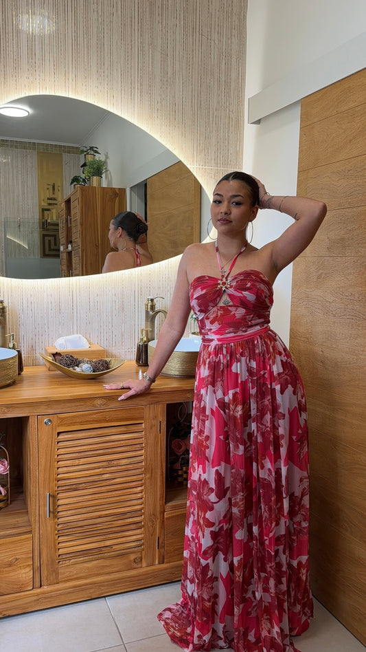 Robe Longue Rouge - AMARA