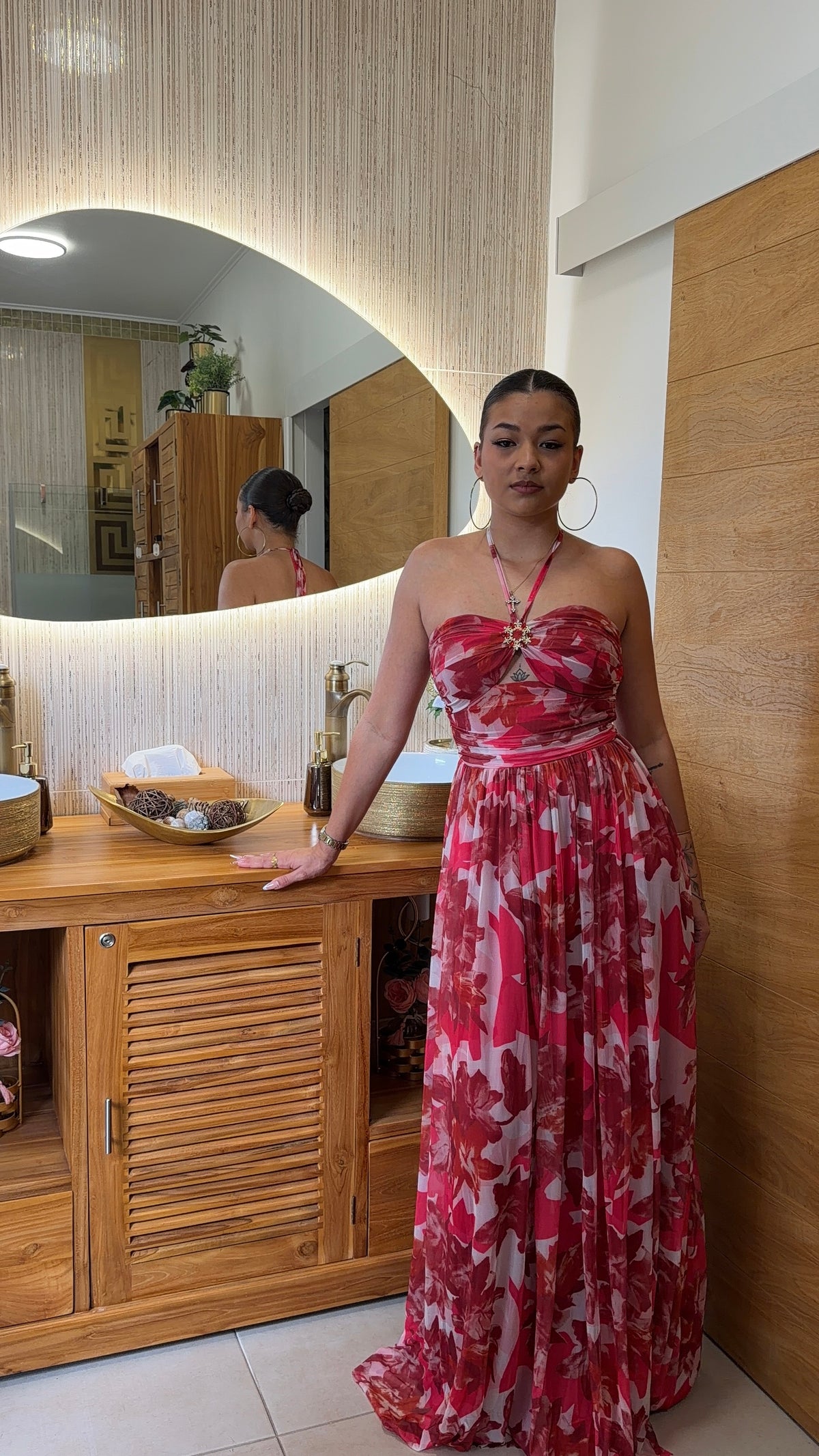 Robe Longue Rouge - AMARA