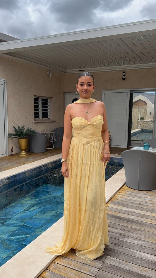 Robe Longue Jaune - SOLEA