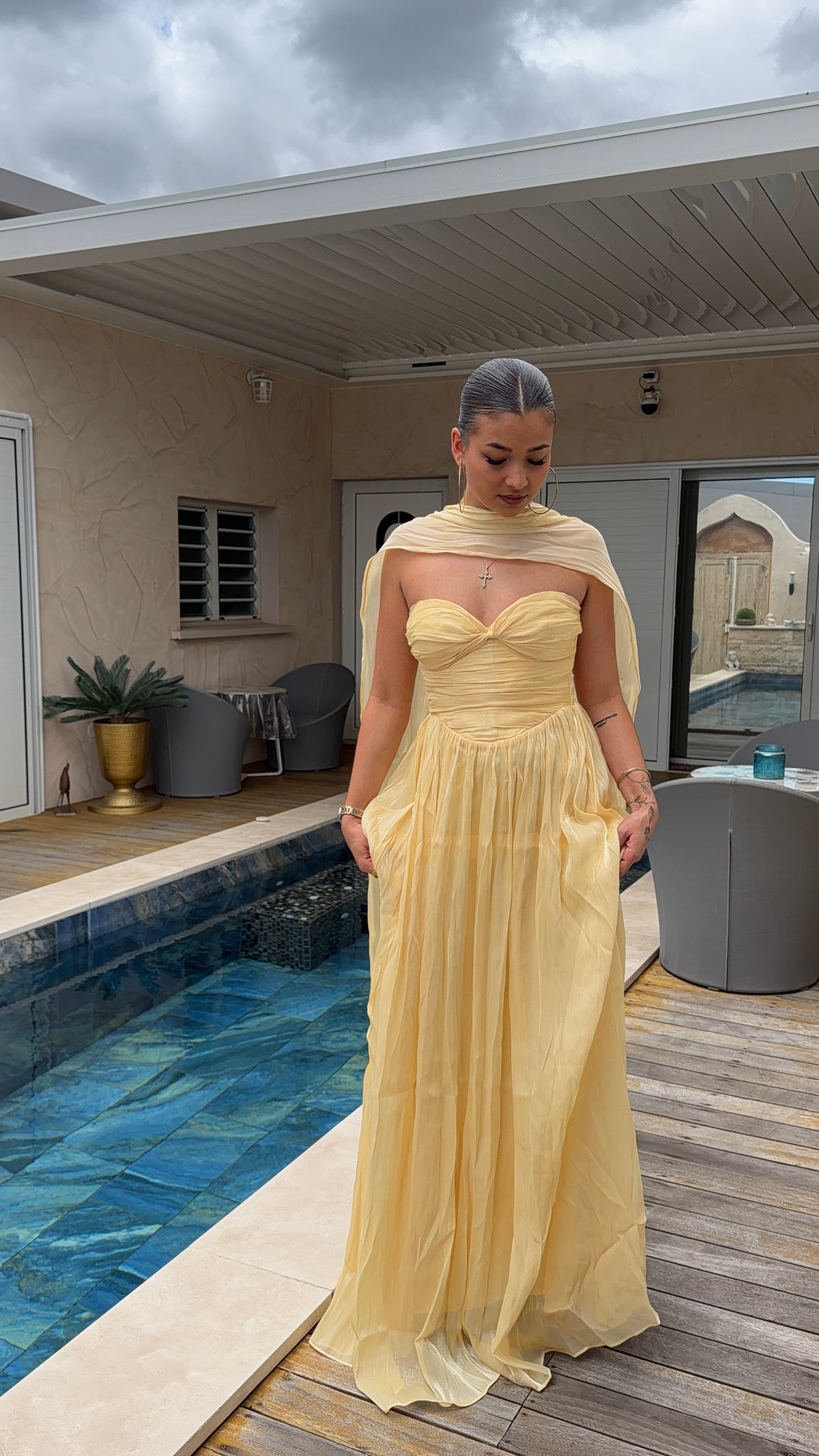 Robe Longue Jaune - SOLEA